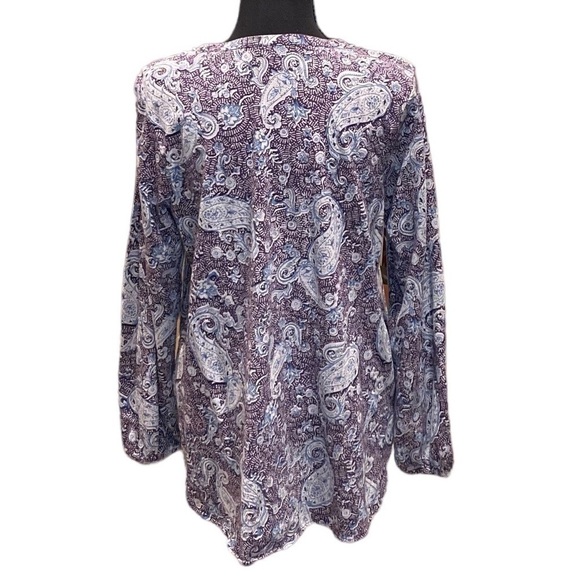 PURE Jill Pin Tucked Knit Top/Tunic Size Medium - Picture 3 of 8